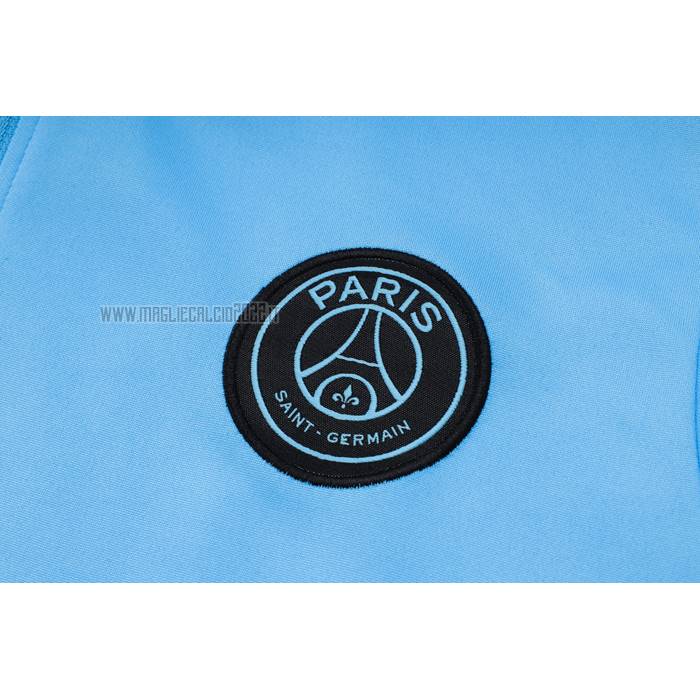 Tuta da Track de Felpa del Paris Saint-Germain 2023-2024 Blu Claro